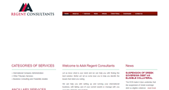 Desktop Screenshot of aaaregent.com